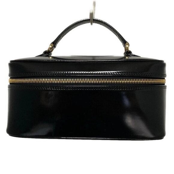 GUCCI Bamboo Black Leather Vanity Bag bran190-101725 - Picture 1 of 6